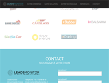 Tablet Screenshot of leadsmonitor.com